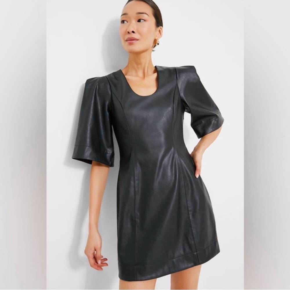 Faux Leather Tuckernuck dress size XS